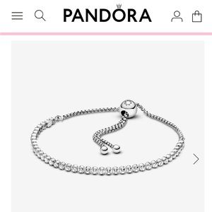 Pandora Sparkling Slider Tennis Bracelet
